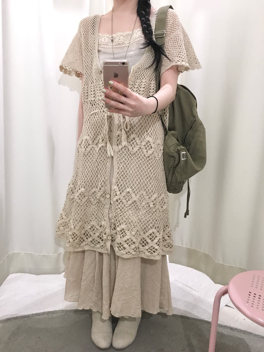 Long Crochet Cardigan 상품이미지2