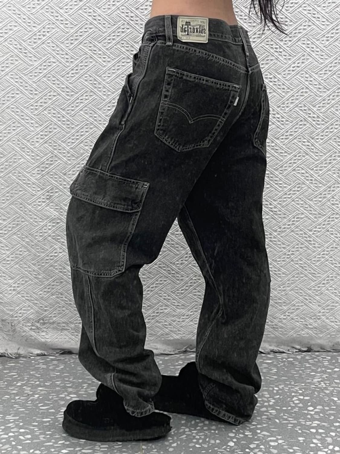 리바이스 실버탭 스트릿 힙합 카고 데님팬츠 32인치 C07105 상품이미지1