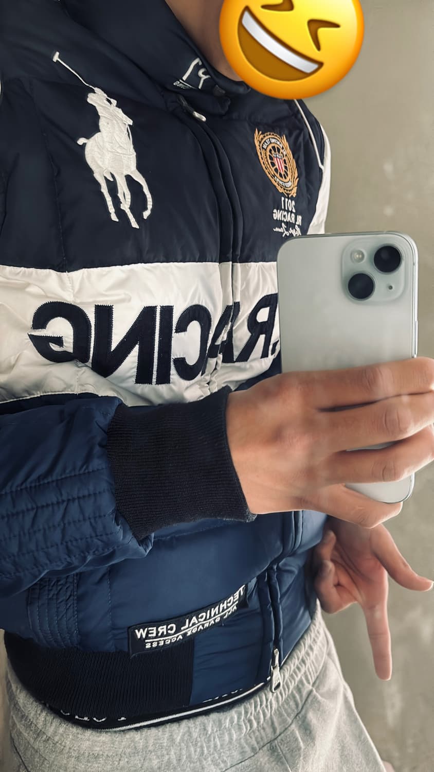 폴로 빅포니 성조기 레이싱 패딩 상품이미지1