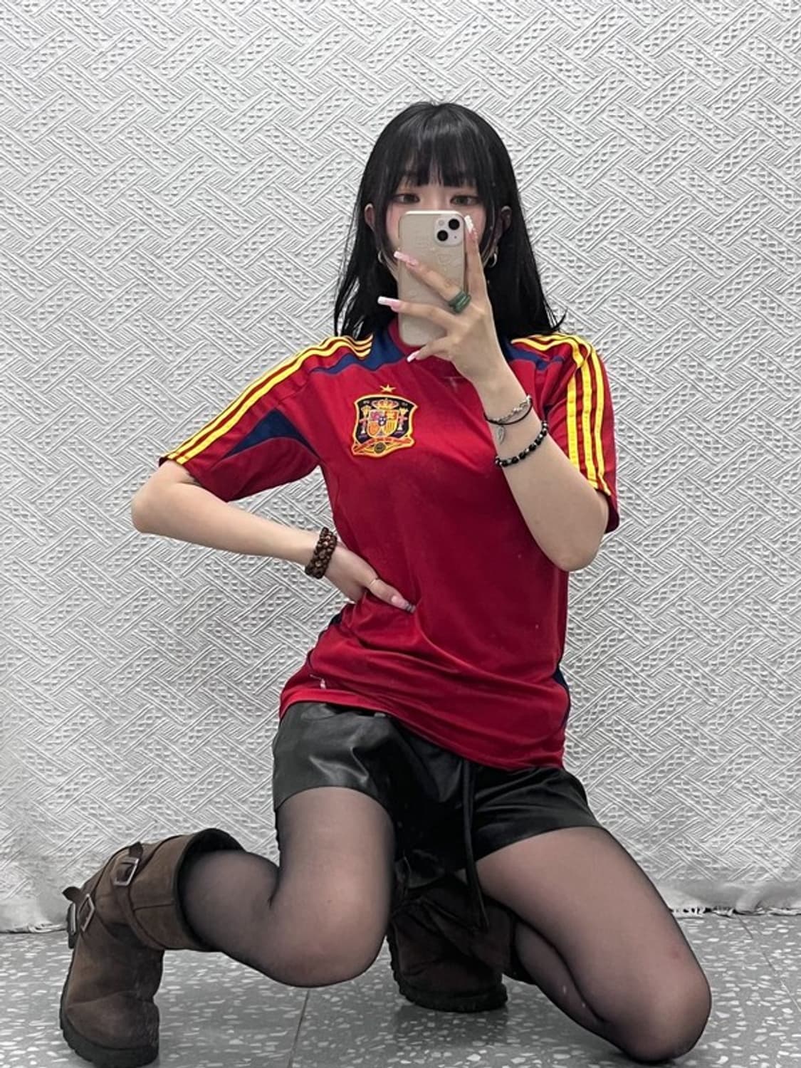 아디다스 올드스쿨 스페인 국대 유니폼 져지 반팔티 95 C12265 상품이미지2