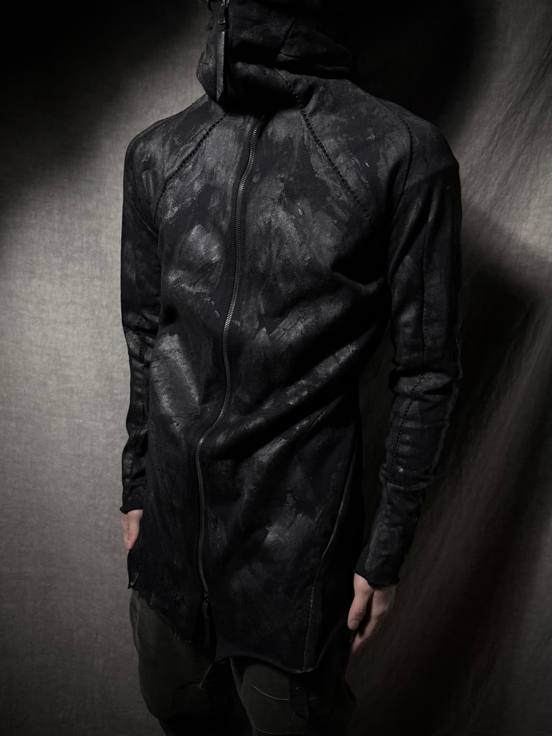 Leon Emanuel Blanck Coated Ninja Hoodie 상품이미지1