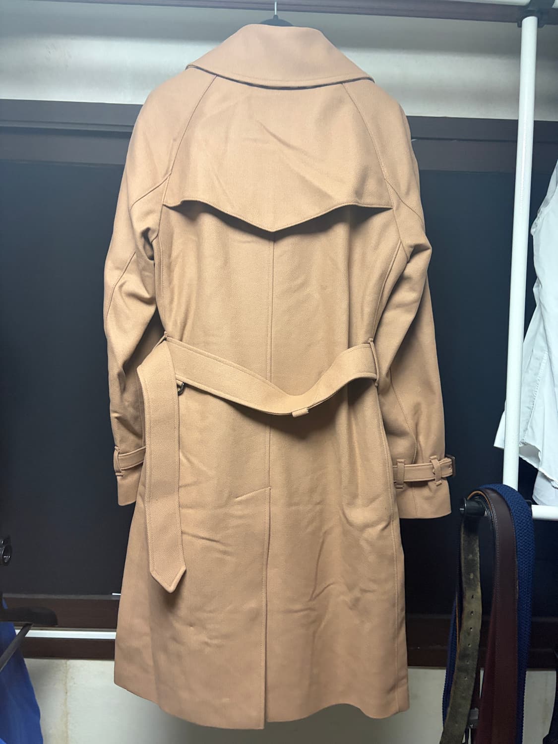 버버리 CRANSTON 카멜 트렌치 코트 US08 새상품 상품이미지2