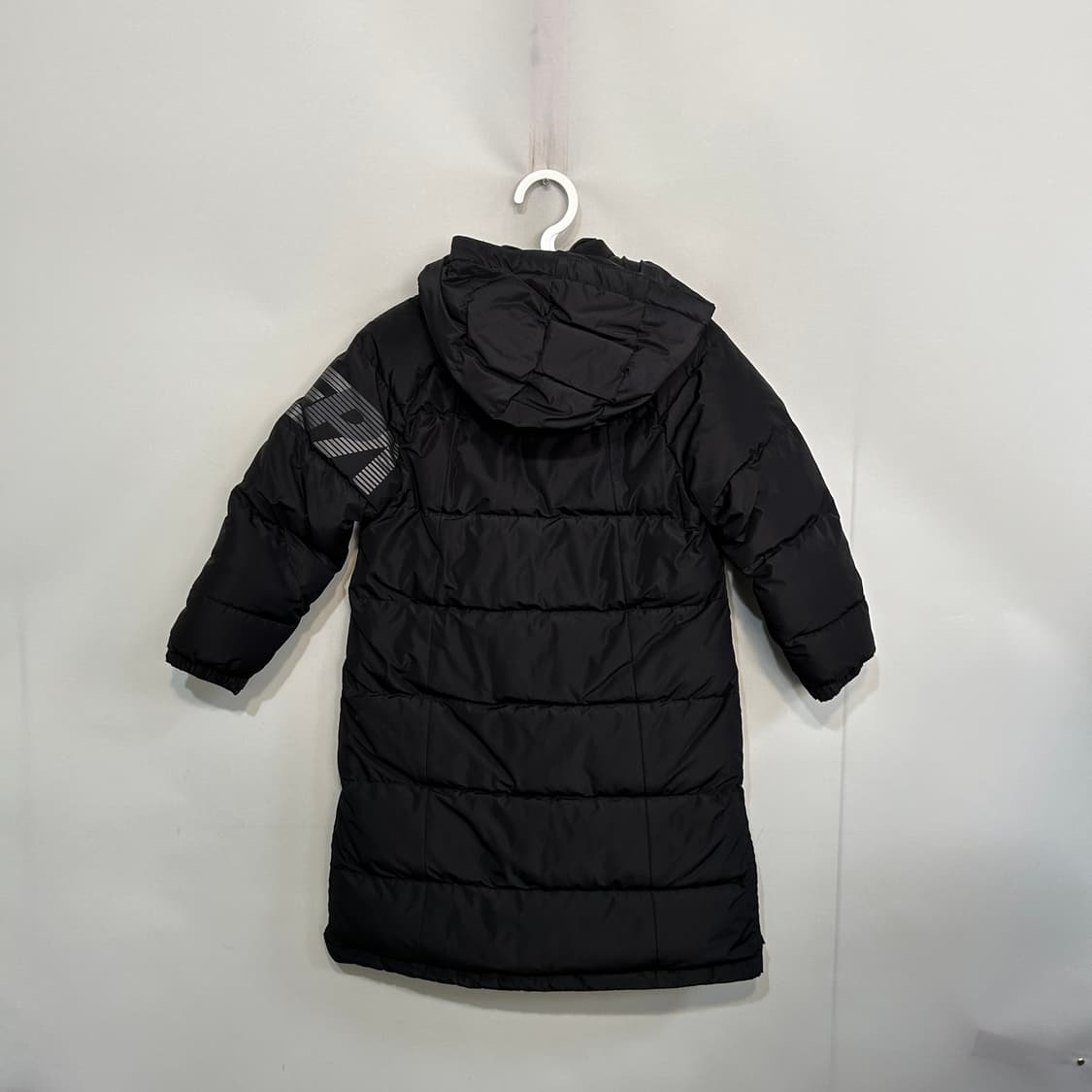 네파 키즈 구스다운 롱패딩 130 블랙 상품이미지3