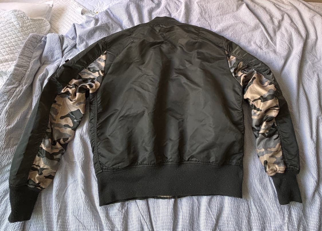 현행에선 못 만나는 무드 - 90s 알파 카모 MA-1 2XL 상품이미지7
