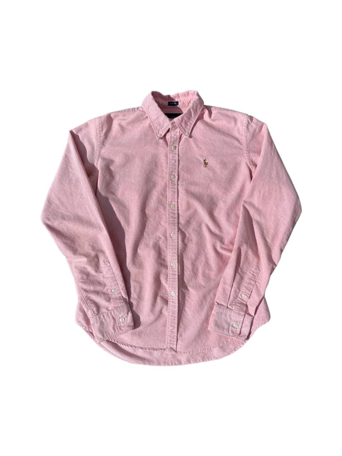 PRL button down solid shirts pink 상품이미지1
