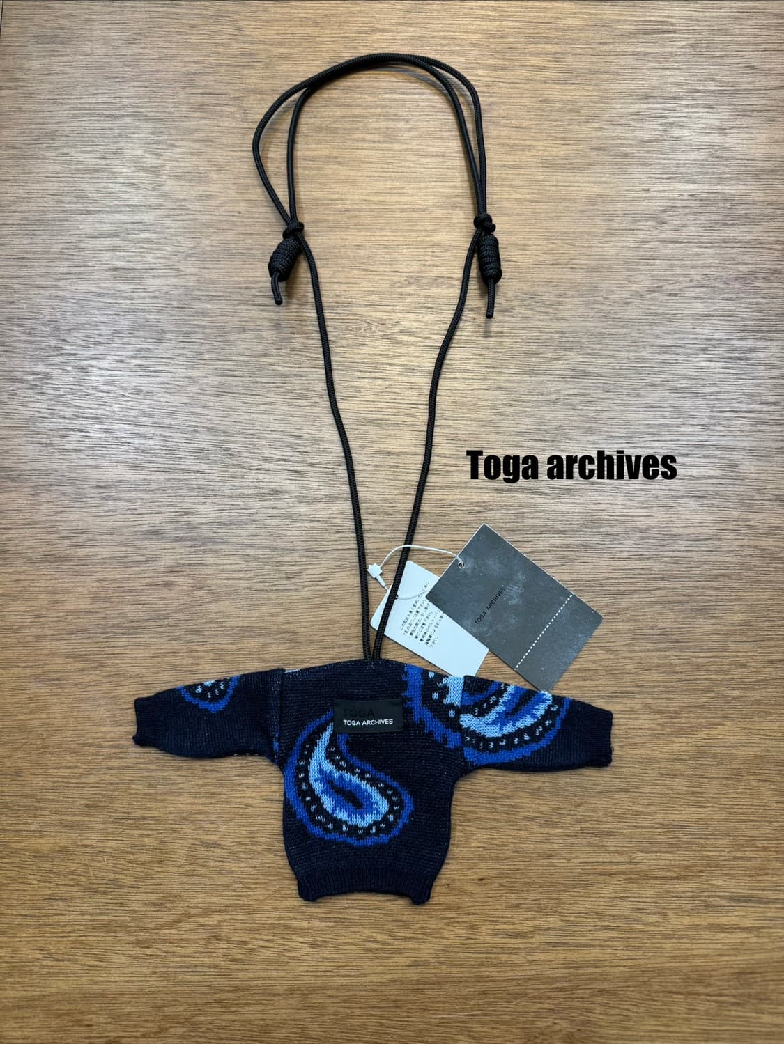 [OS] 토가 아카이브 미니어처 니트 참 (키링겸 목걸이) 상품이미지1