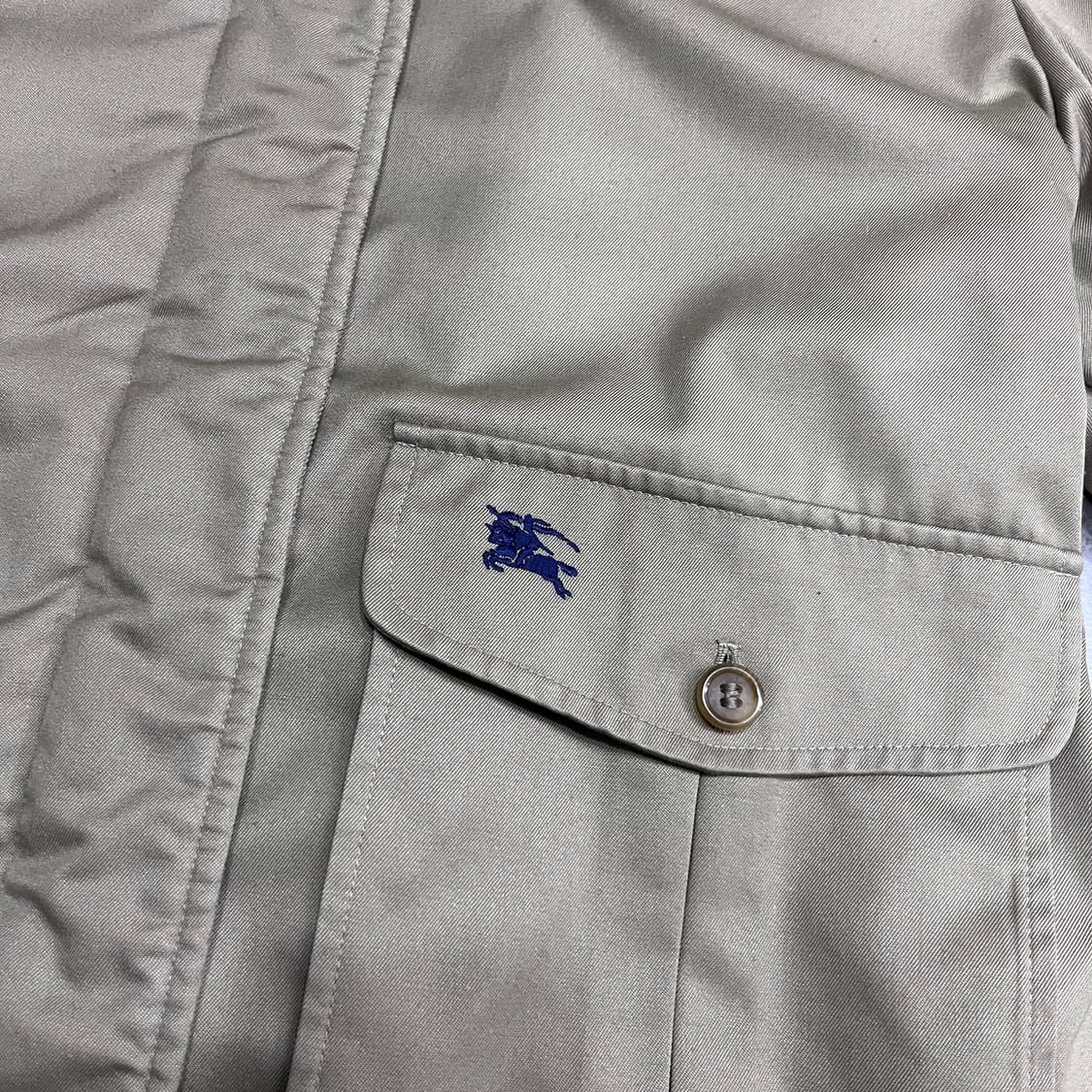 90s 버버리 리버시블 블루종 자켓 상품이미지5