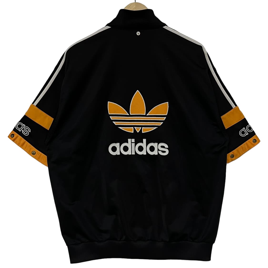 아디다스 올드스쿨 빅 트레포일 로고 하프 반팔 트랙탑  상품이미지2