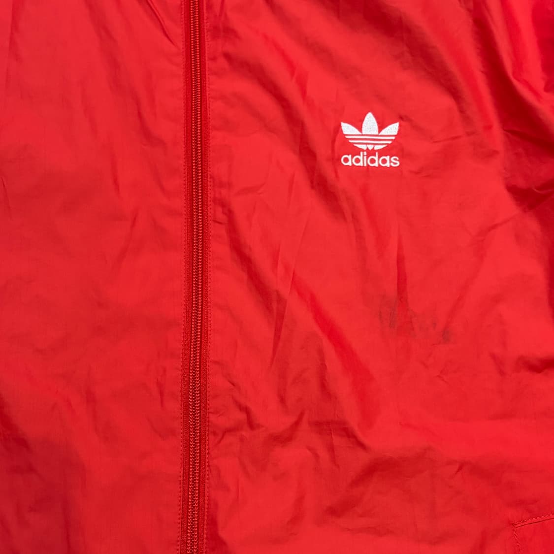 🔥아디다스 오리지널스 트레포일 레드 후드 바람막이🔥 상품이미지6