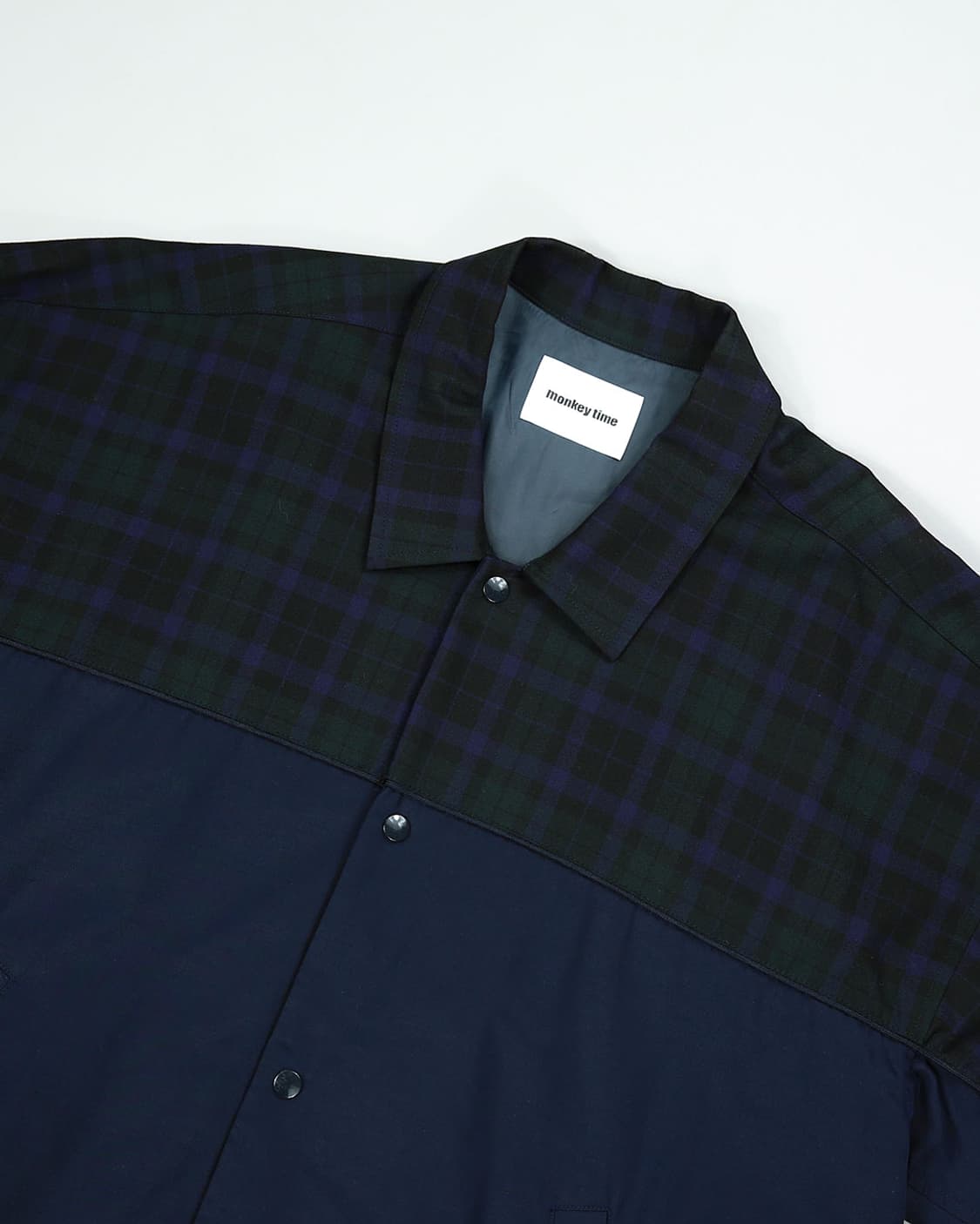 monkey time Check Panel Coach Jacket 상품이미지9