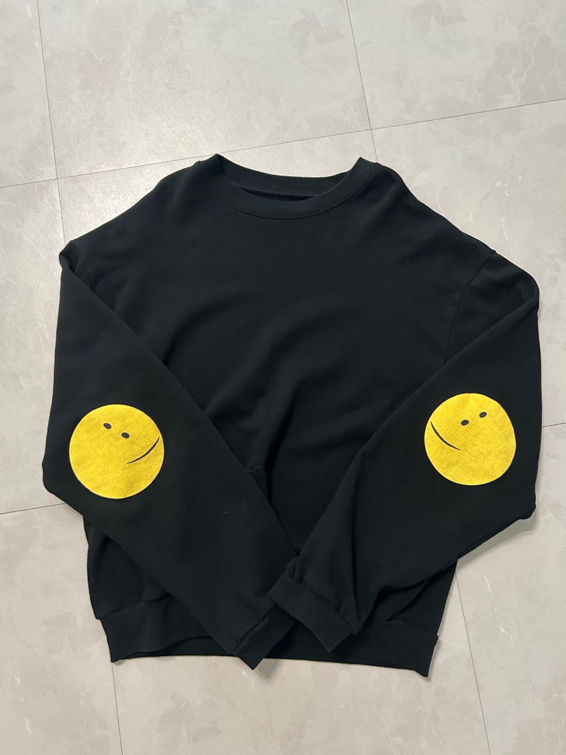 캐피탈 에코 플리스 크루넥 스웨트셔츠 스마일 패치 5size 상품이미지3