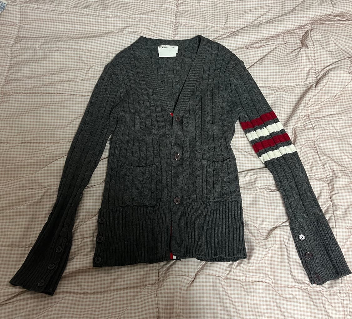 톰브라운 4선 니트 가디건 상품이미지3