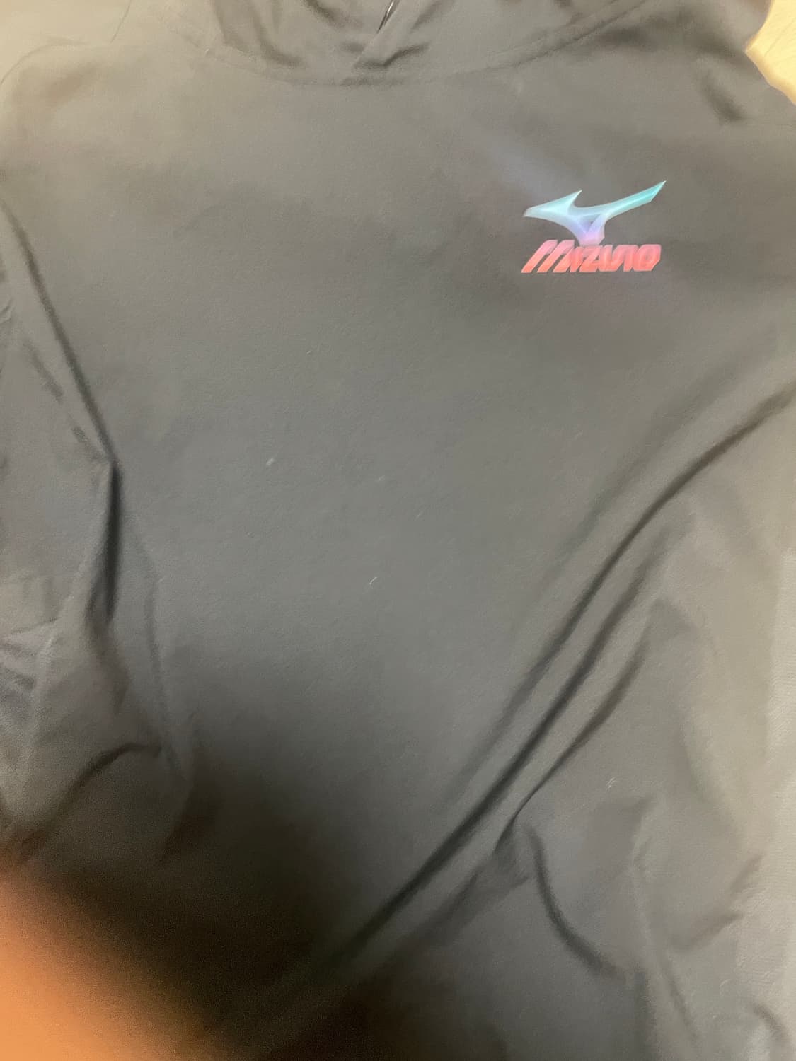 미즈노 얇은 후드티 소재 상품이미지2