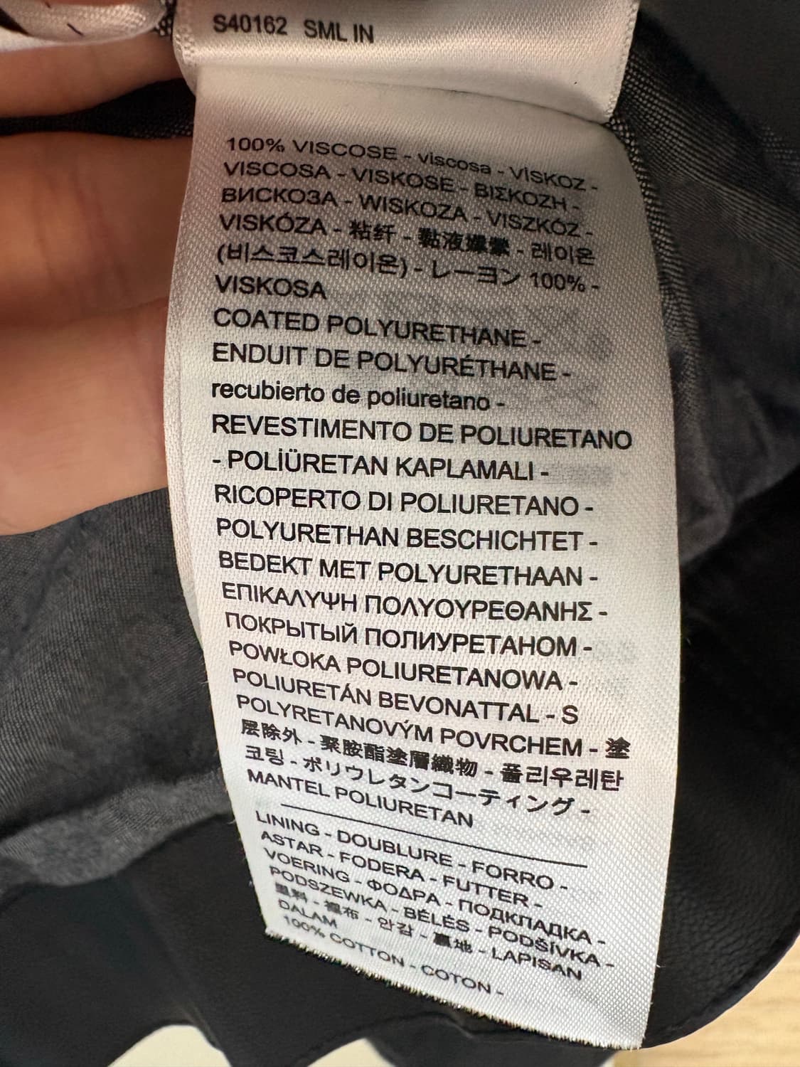 리바이스 블랙 레더 트러커 자켓 상품이미지5