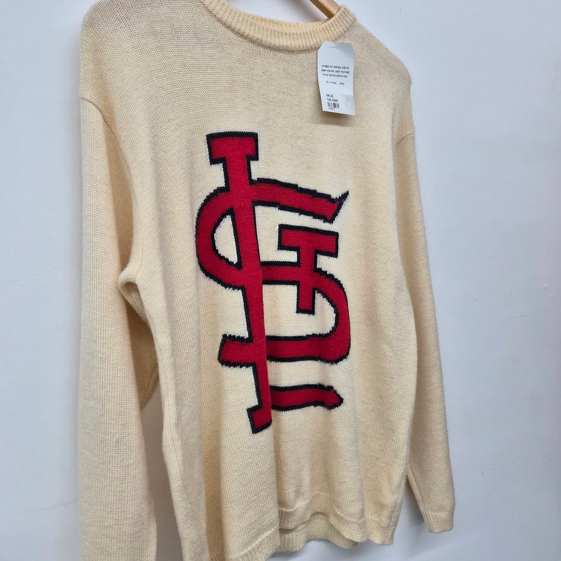 MLB 세인트루이스 카디널스 니트 스웨터 남성 L 상품이미지2