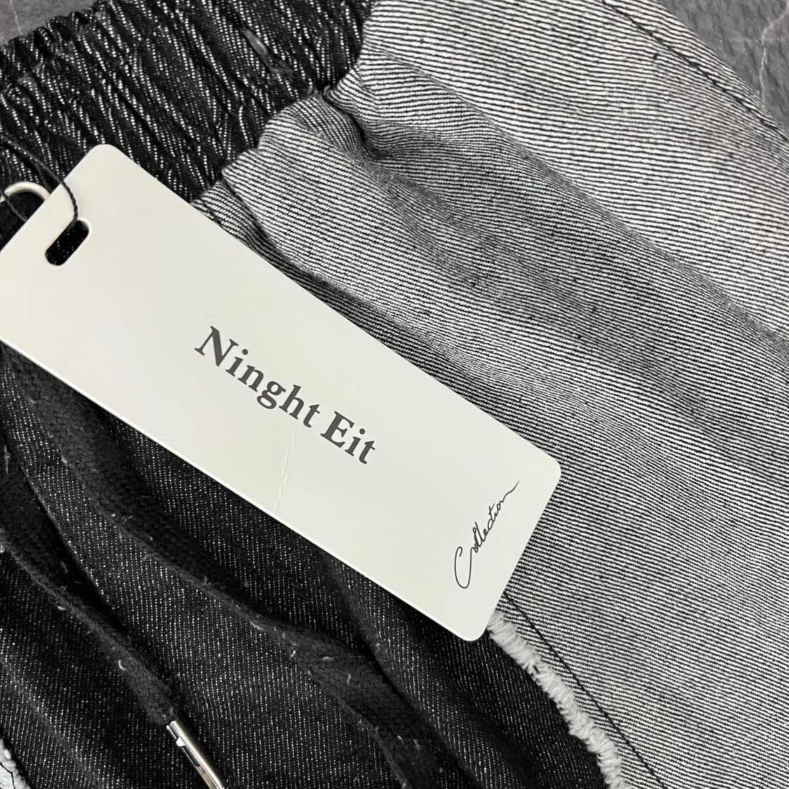 Ninght Eit 데님 와이드 팬츠 상품이미지6