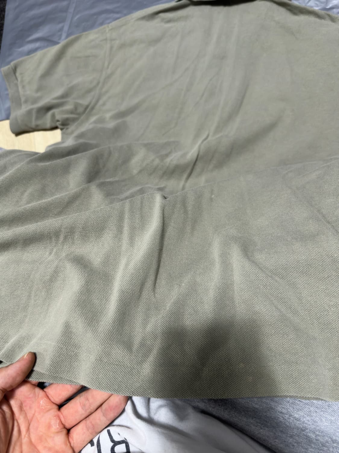 버버리 90s 폴로 반팔티 빈티지 XL 상품이미지3