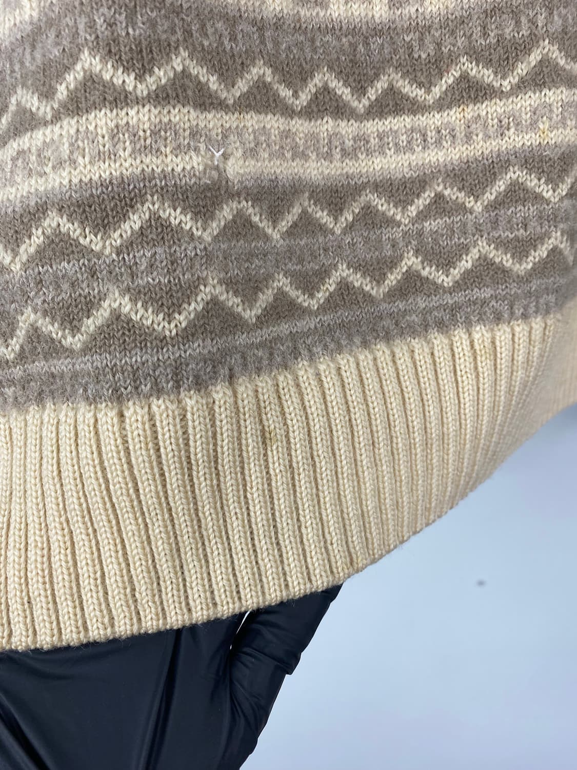 버버리 90s 골프맨 에스닉 울 니트 스웨터 L 상품이미지7