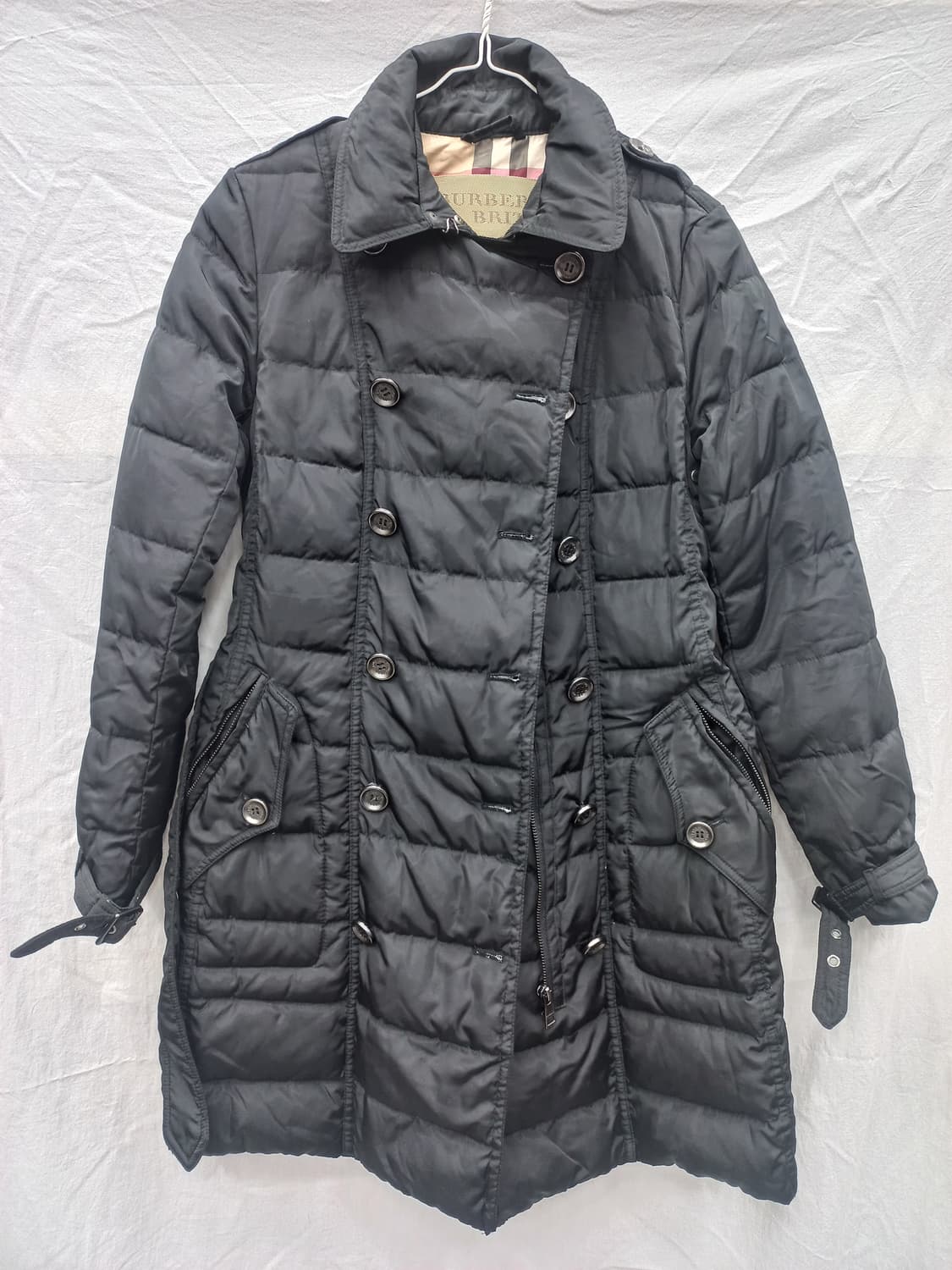 버버리 브릿 롱패딩 블랙 정품 (여 90 ) 상품이미지10