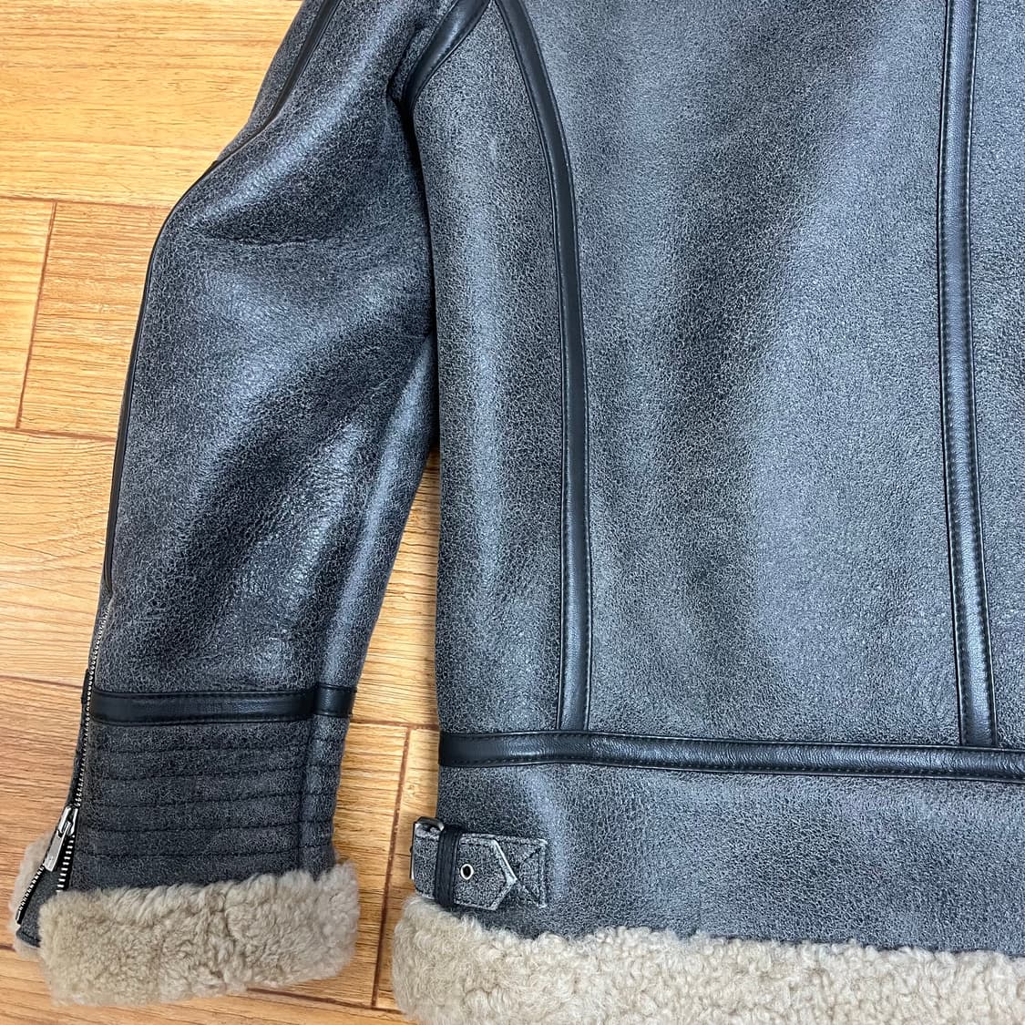 구신흥사 딤스킨 무스탕 양털 가죽자켓 양가죽 상품이미지8