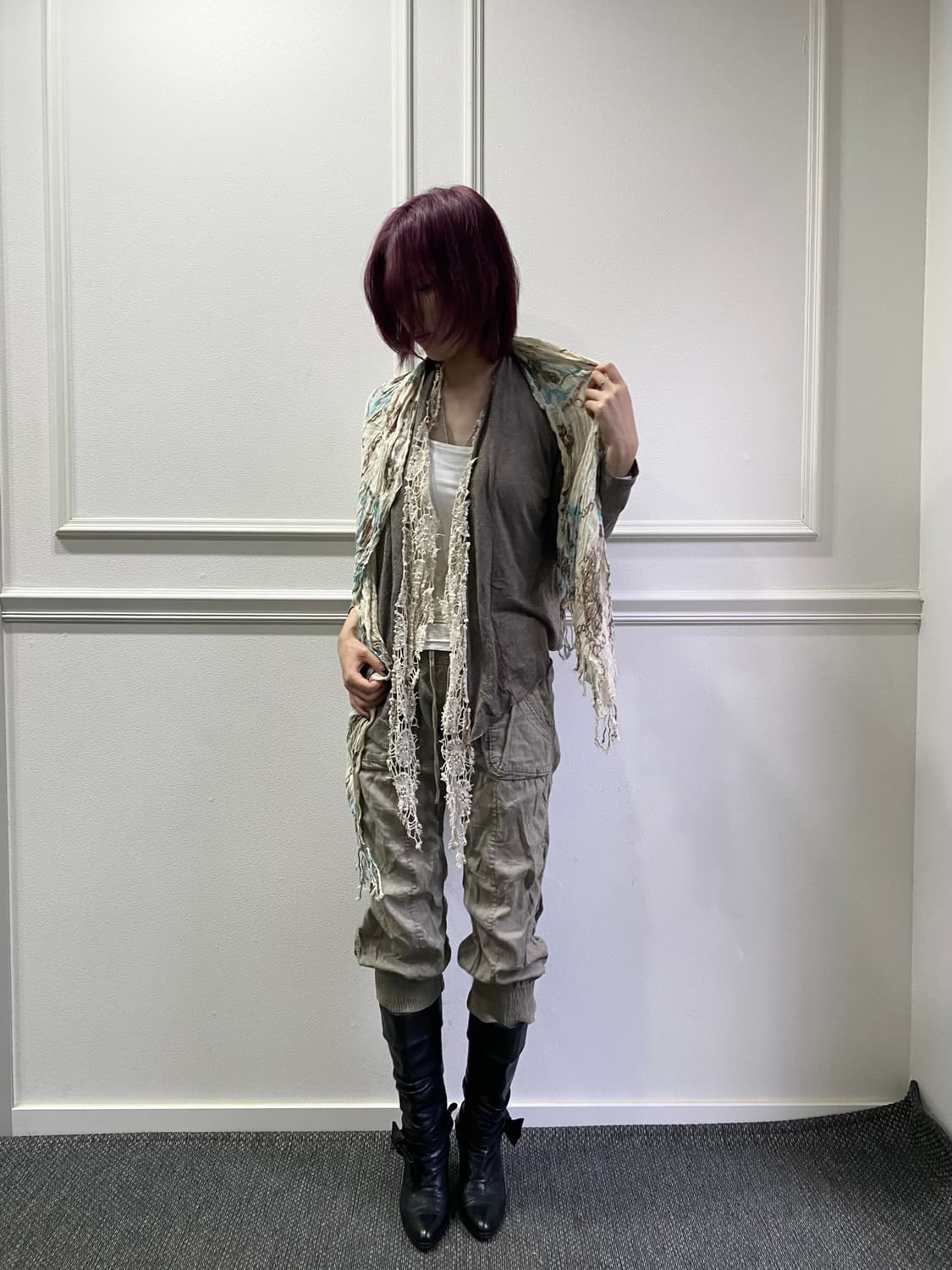 [G.O.A] 2000s Grunge Design 3/4 고아 상품이미지5