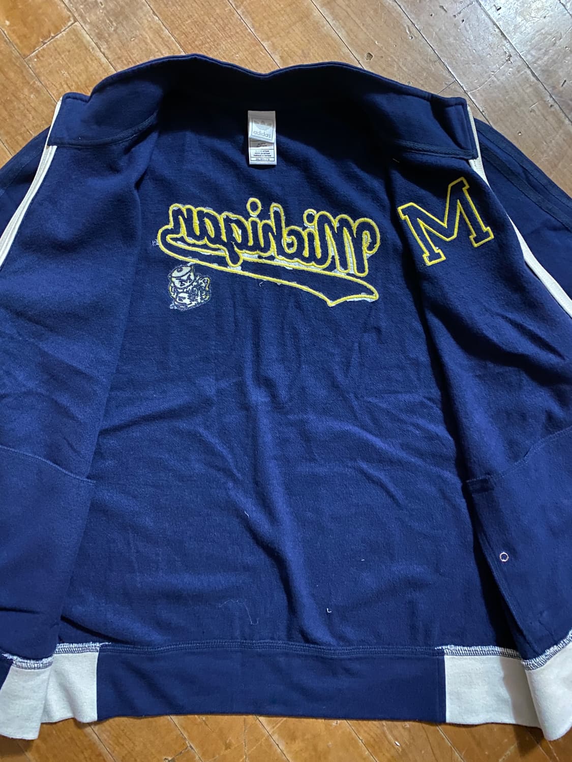 아디다스 미시간 트랙탑 2XL 네이비 상품이미지3