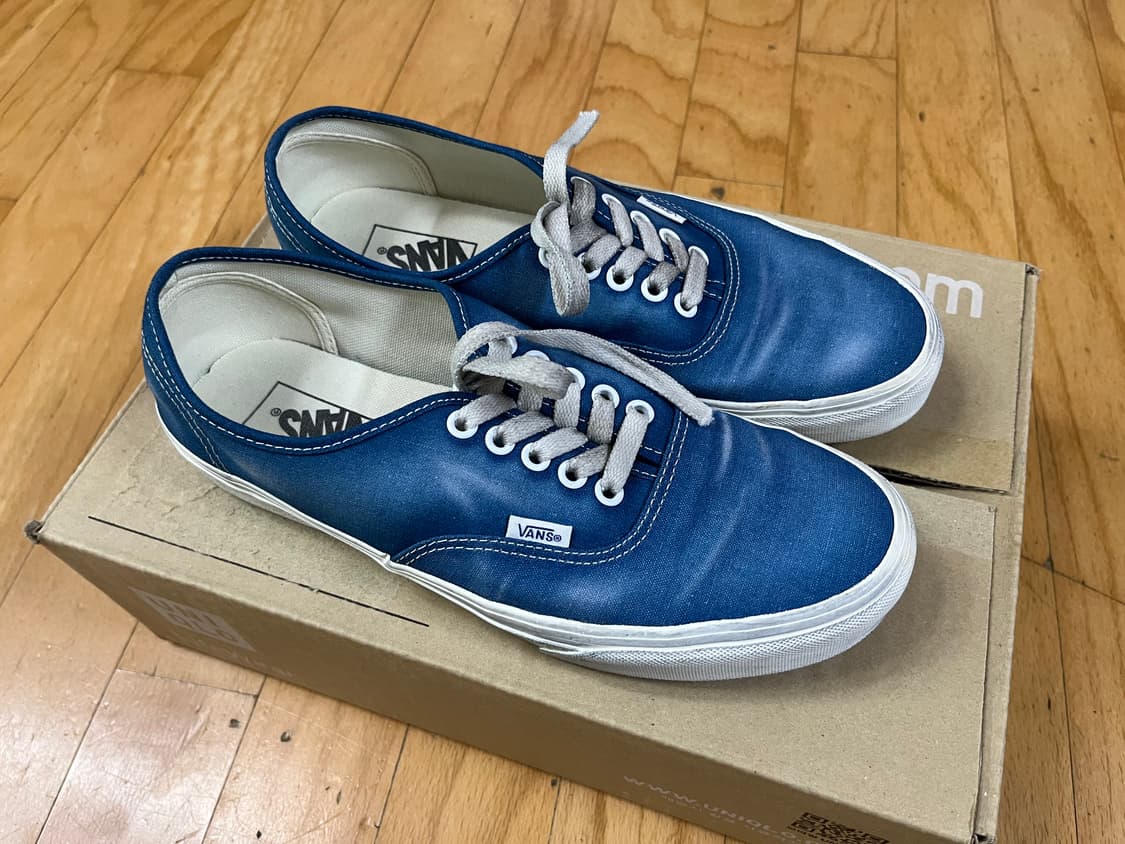 반스 어센틱 웨이브 워시드 블루 270 상품이미지1