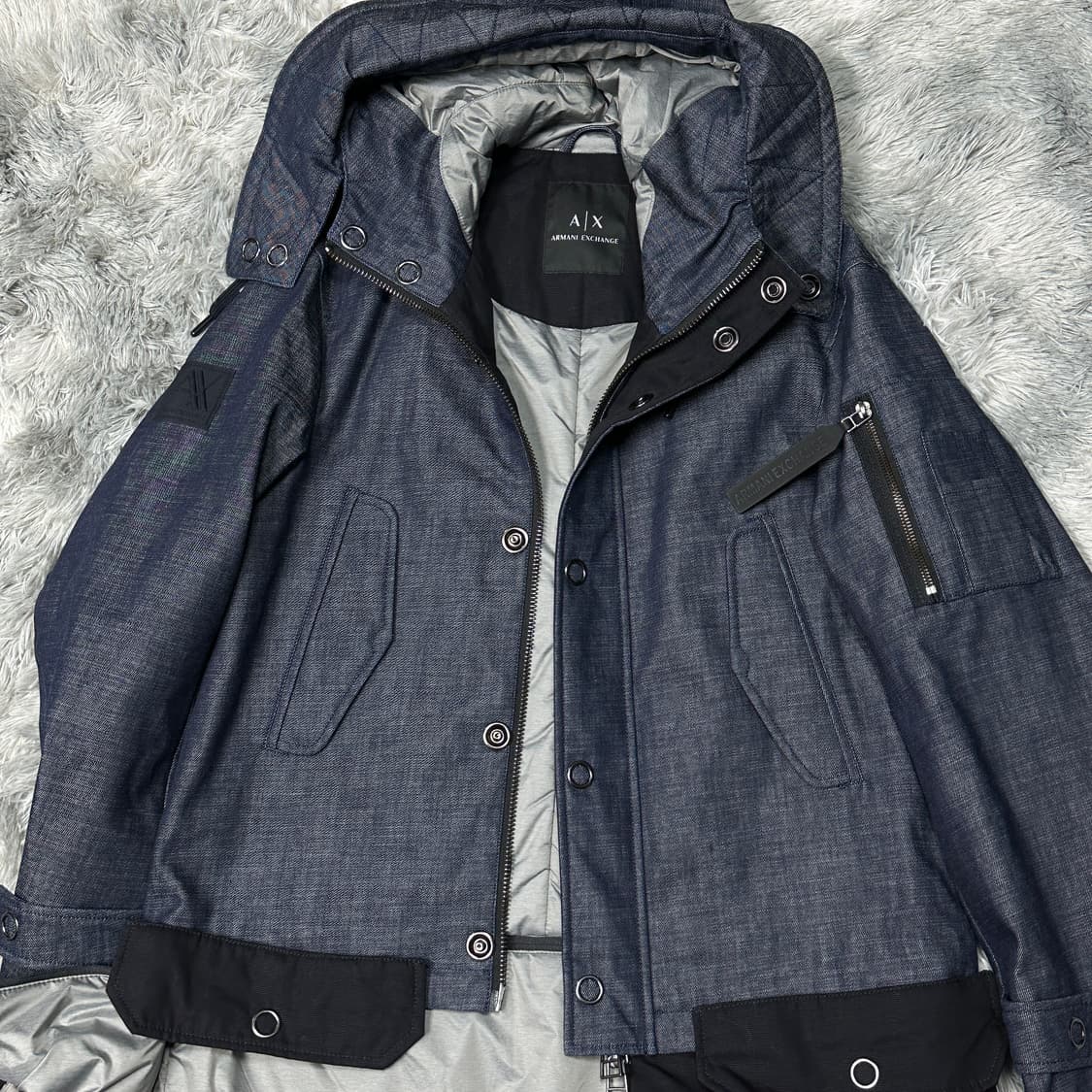 아르마니 익스체인지 데님 야상 자켓 상품이미지2