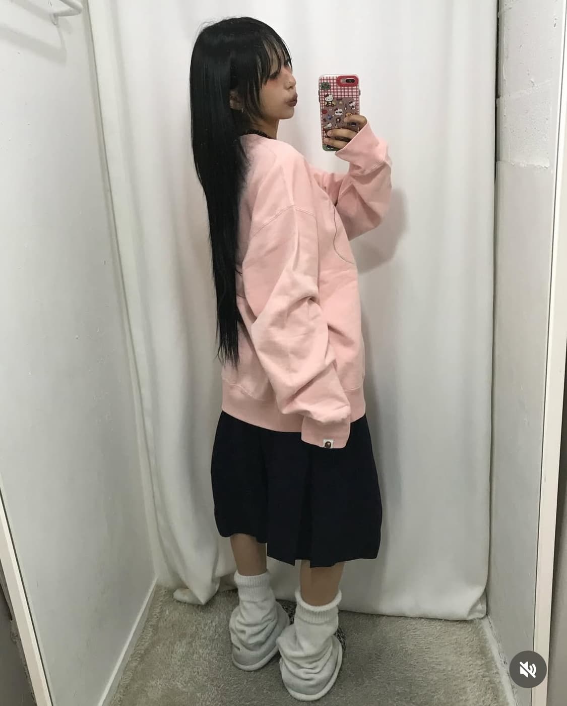 Bape Baby Pink SweatShirts ( 새상품 )  상품이미지4