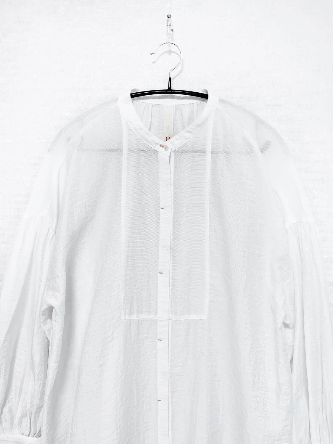 China Collar Long Shirt - White 상품이미지5