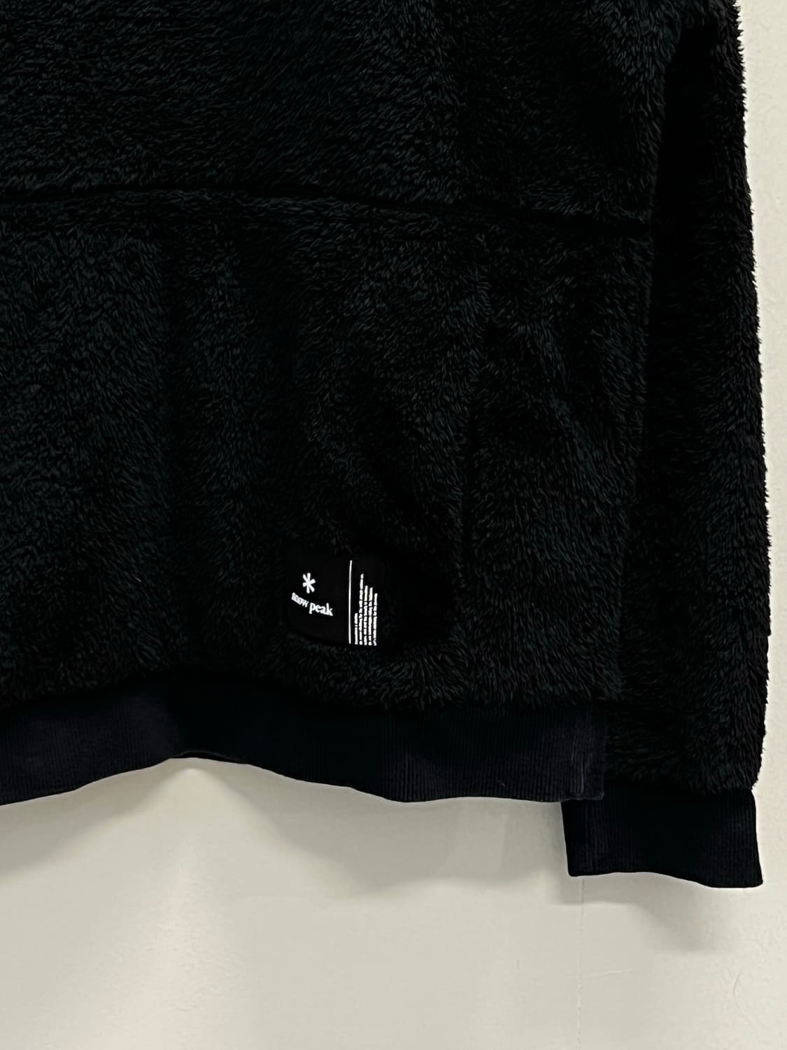 스노우피크 셰르파 맨투맨 블랙 상품이미지3