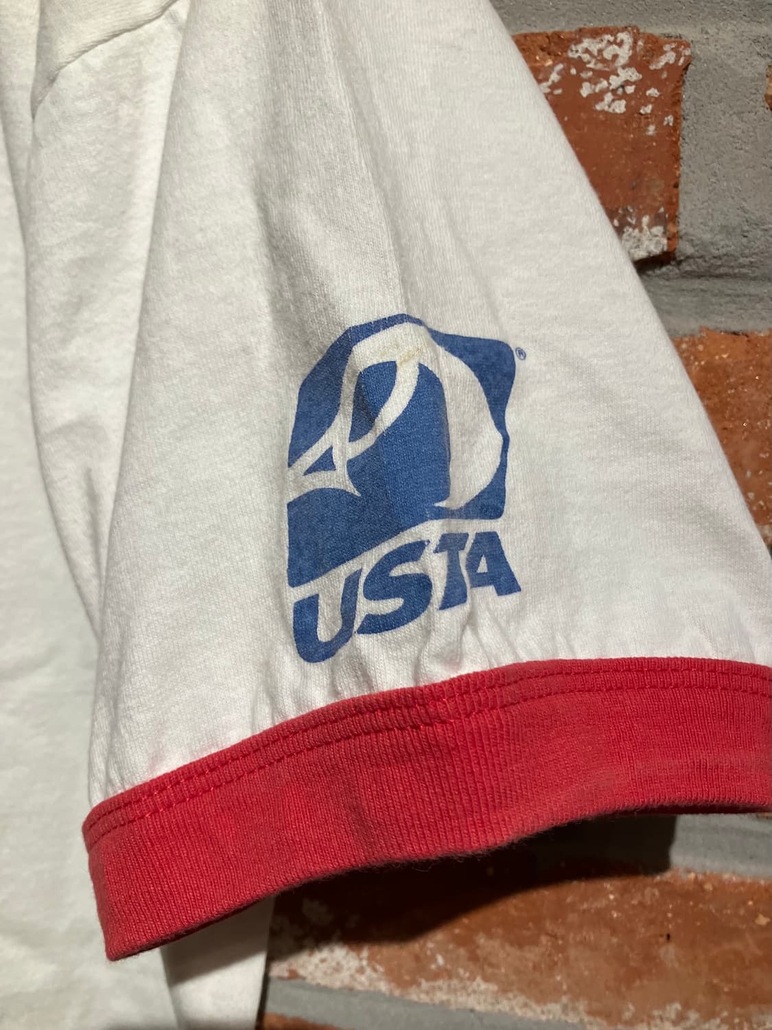 90s USA 빈티지 헤인즈 링거 티셔츠 상품이미지4