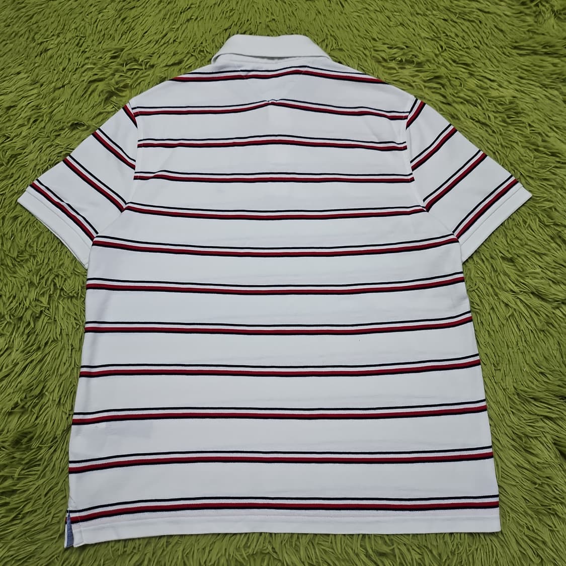 타미힐피거 화이트 레드 스트라이프 카라티 (M) 상품이미지8