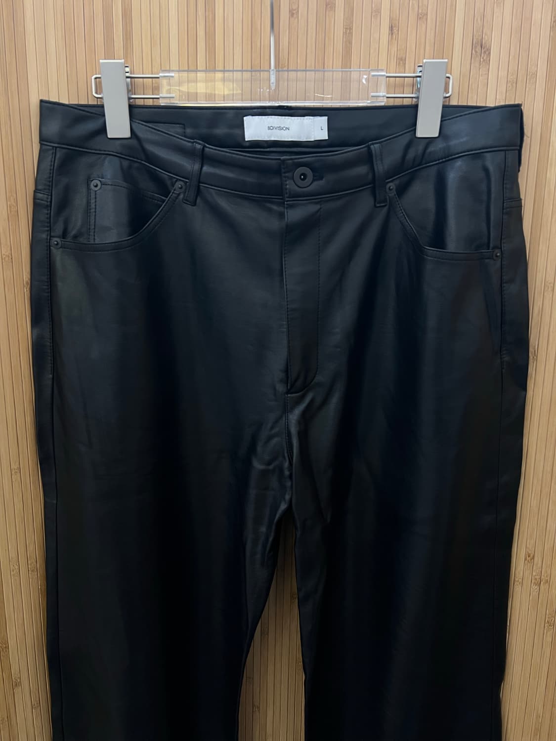 에이트디비젼 페이크레더팬츠 L 판매 상품이미지2