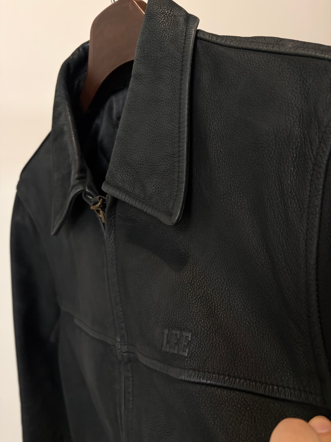 (100) 90s Lee 리 소가죽 라이더 가죽자켓 상품이미지2