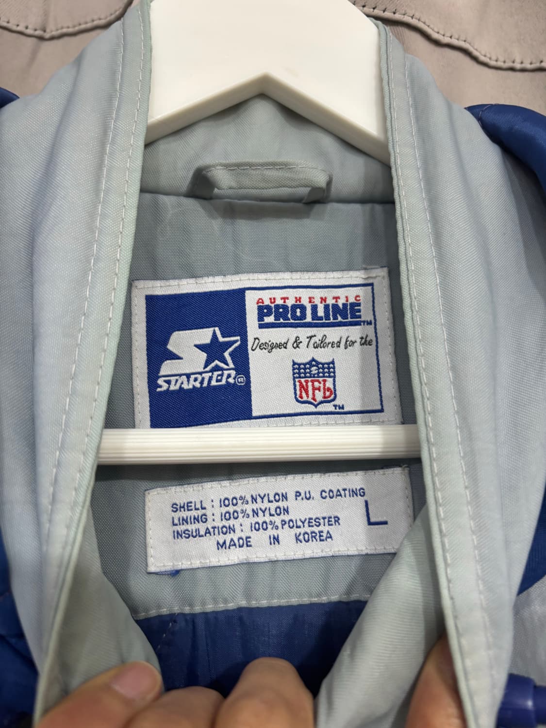 스타터 올드스쿨 NFL 카우보이스 아노락 점퍼 L 상품이미지7