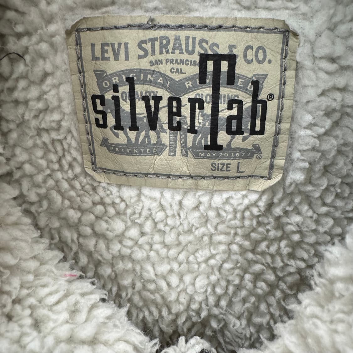 리바이스 타입 3 실버탭 쉐르파 흑청 데님 트러커 자켓 상품이미지6