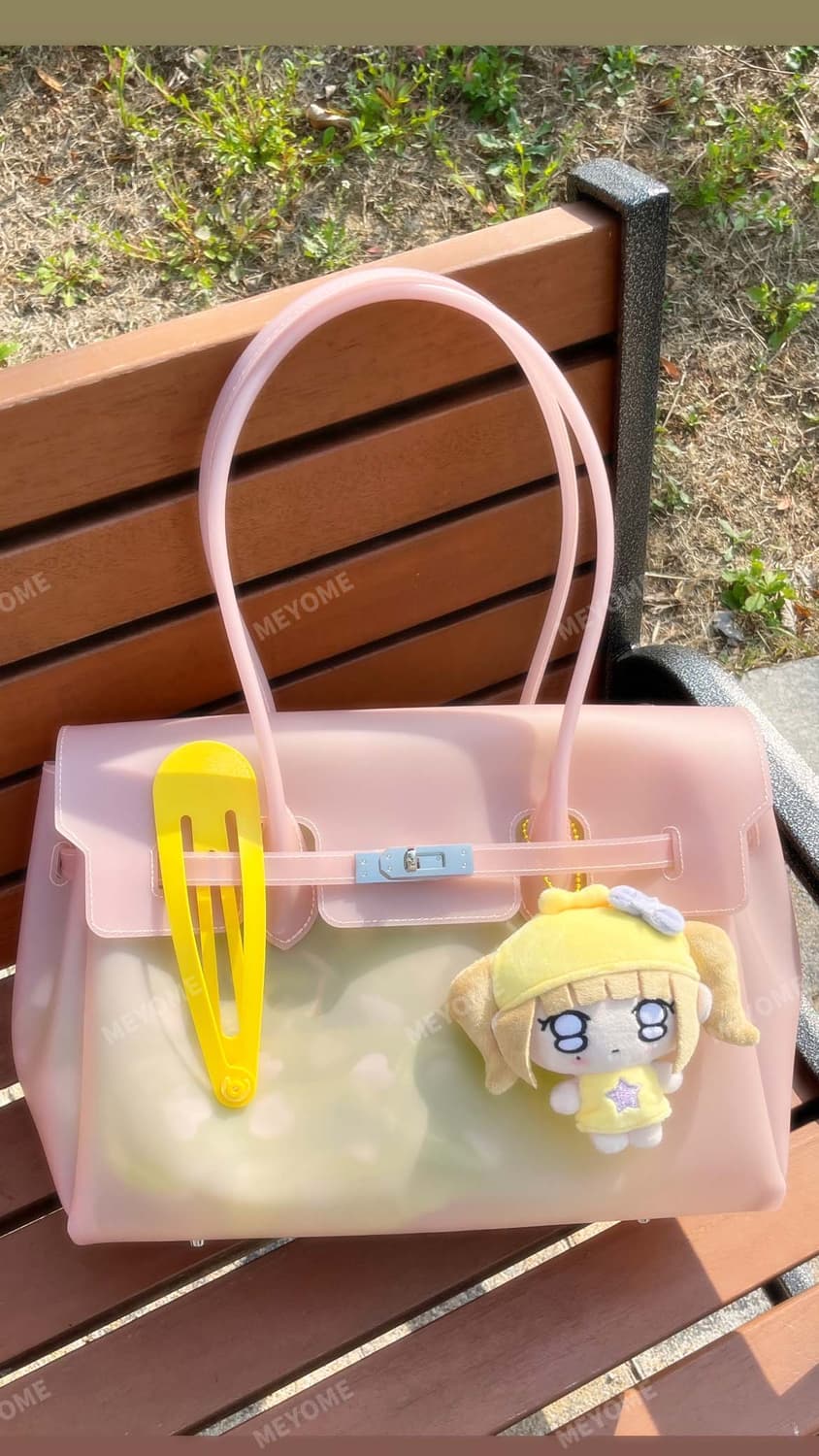 버블검 핑크 젤리버킨 🫧 상품이미지1