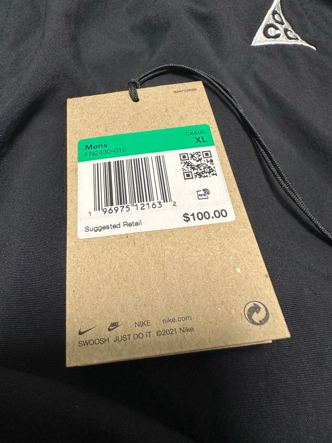 나이키 ACG 하이킹 쇼츠 반바지 블랙 - US/EU XL 상품이미지6