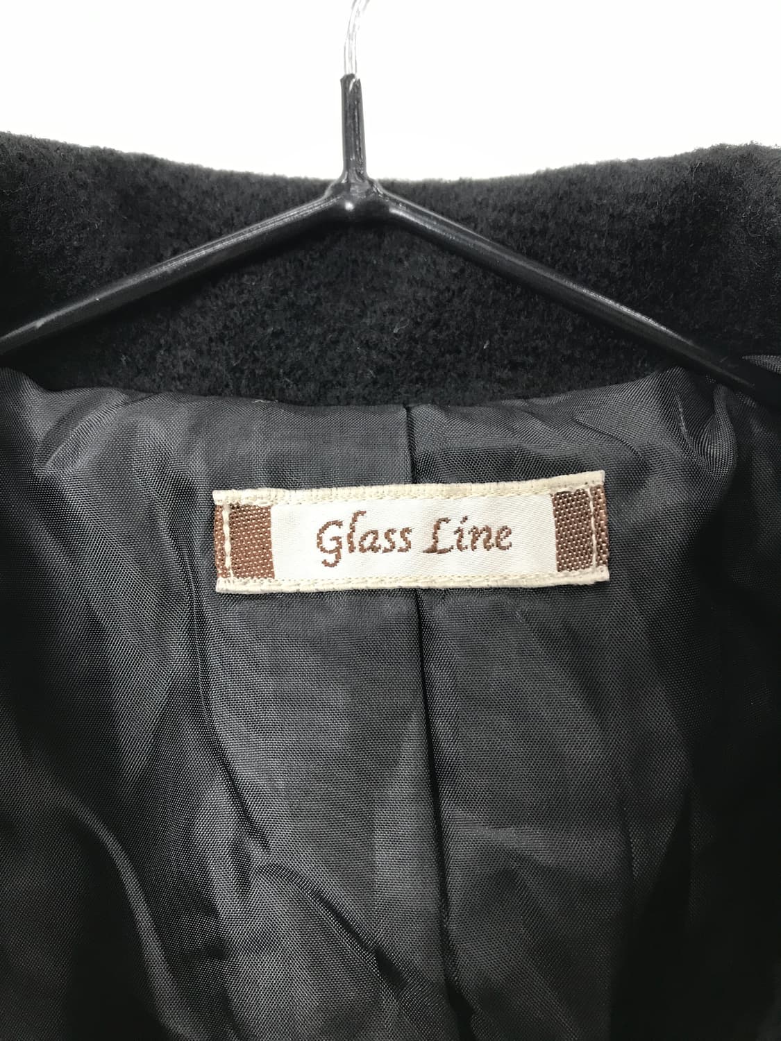 Jpn Black Wool Single-Breasted Half Coat 상품이미지6