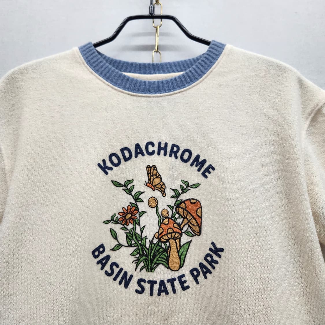 코닥 빅로고 디자인 크롭 반팔티 S(S) 상품이미지2