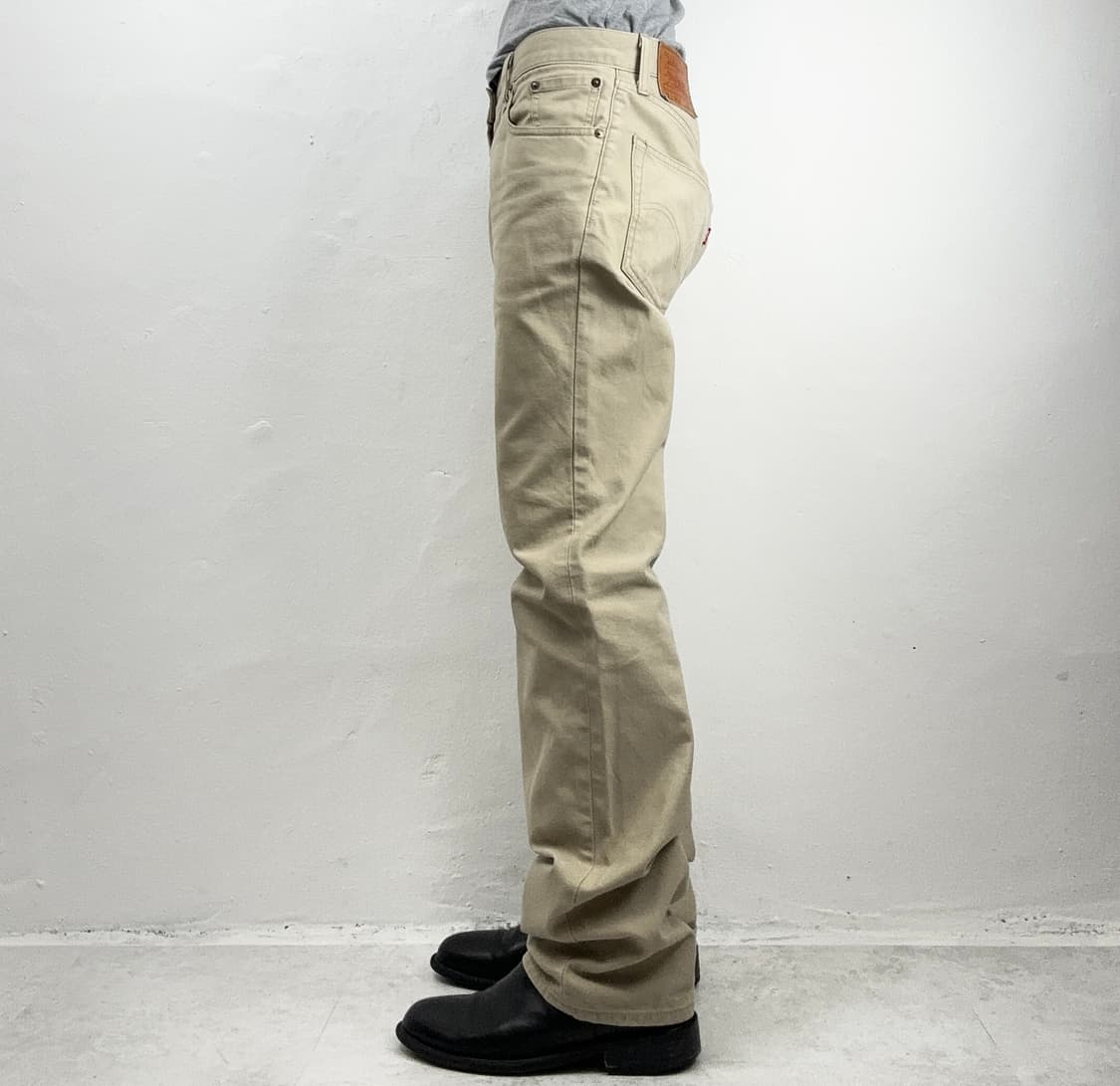 Levi’s 502 Beige Straight Cotton Pants 상품이미지3