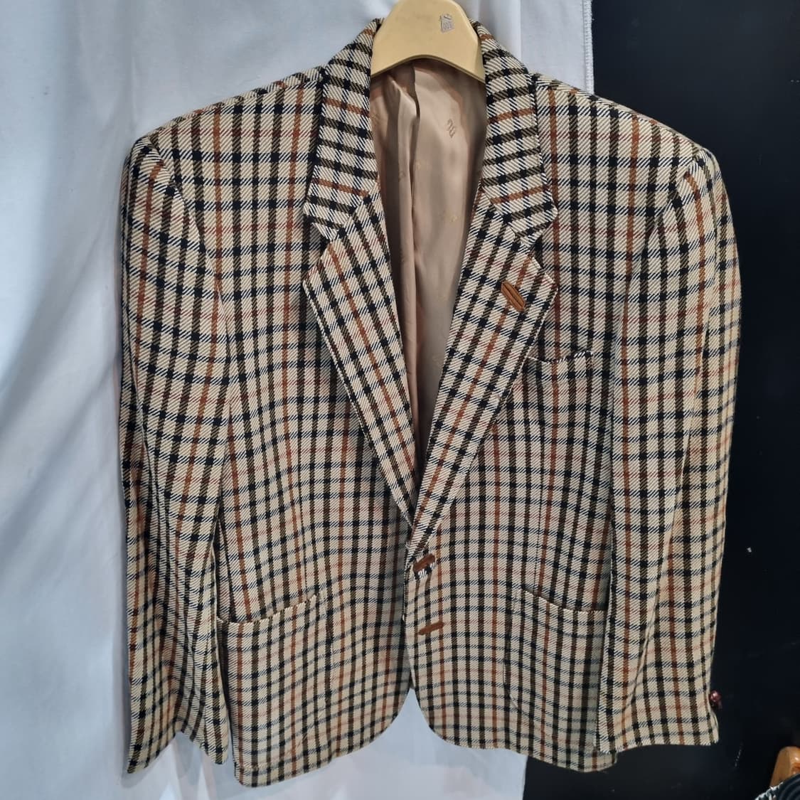 닥스 남성 빈티지 시그니처 모직 체크자켓 상품이미지2