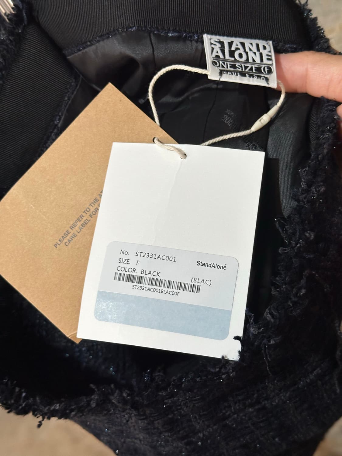 스탠드얼론 트위드 랩 스커트 상품이미지7