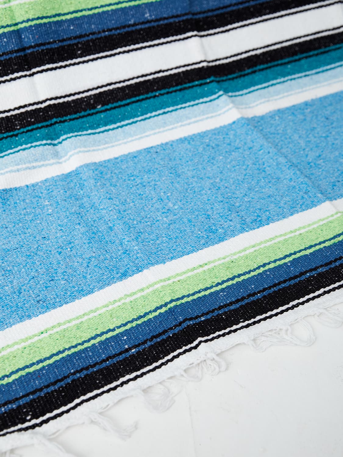 Vintage Mexican rug(sky blue) 상품이미지5