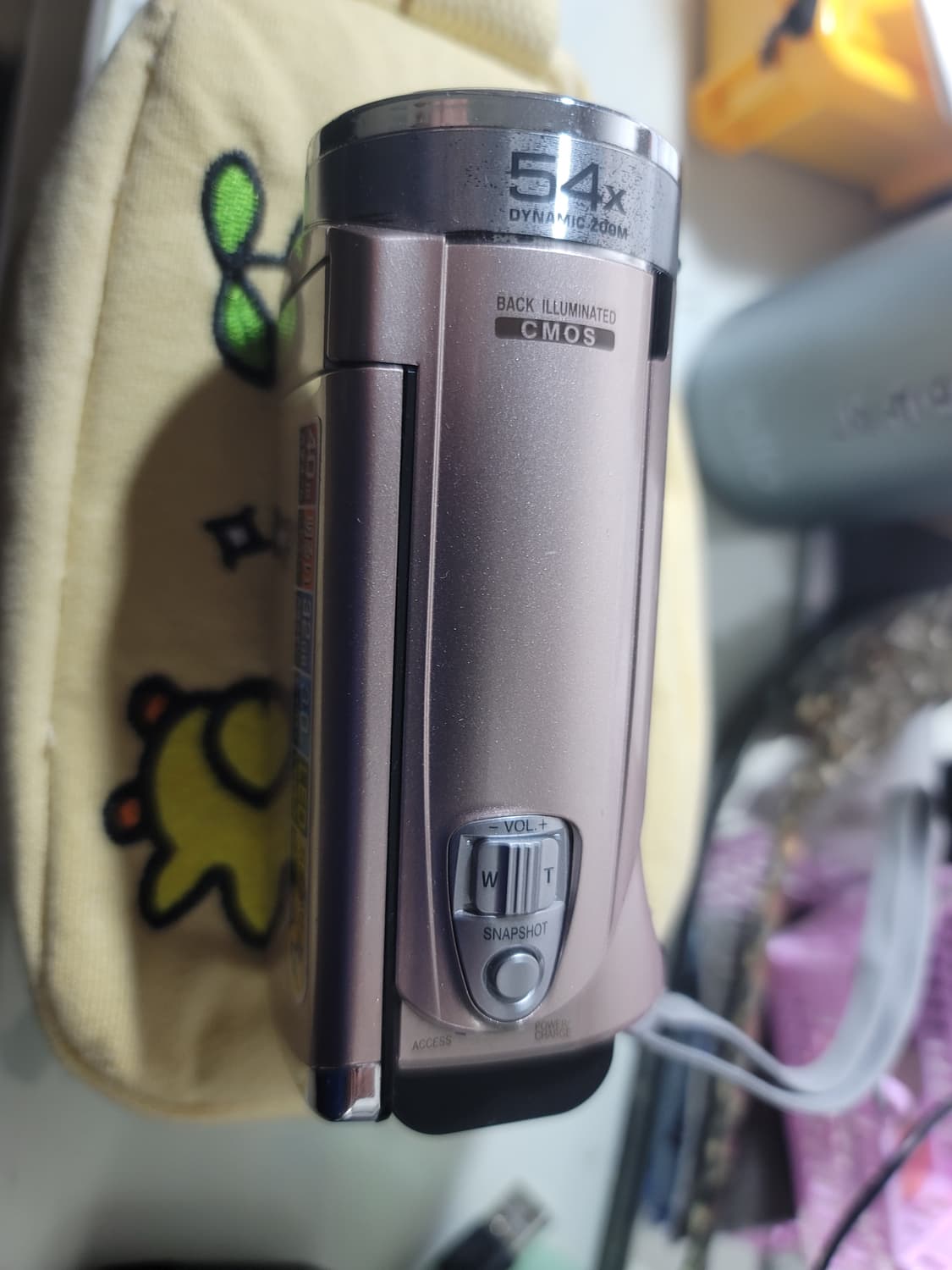 Jvc gz-265 빈티지 디카 캠코더 핑크골드 상품이미지2