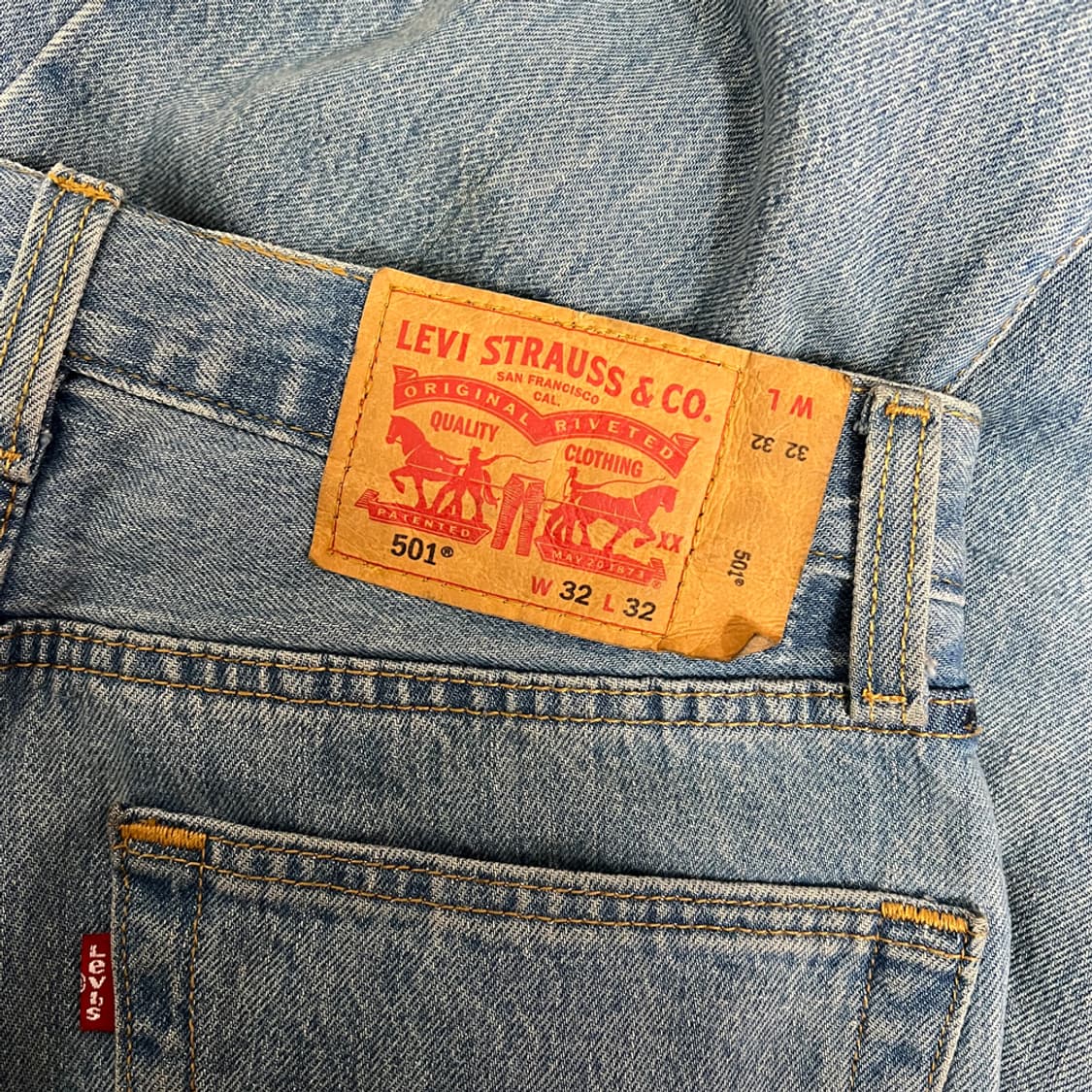리바이스 501 연청 데님 팬츠 청바지 30 상품이미지4