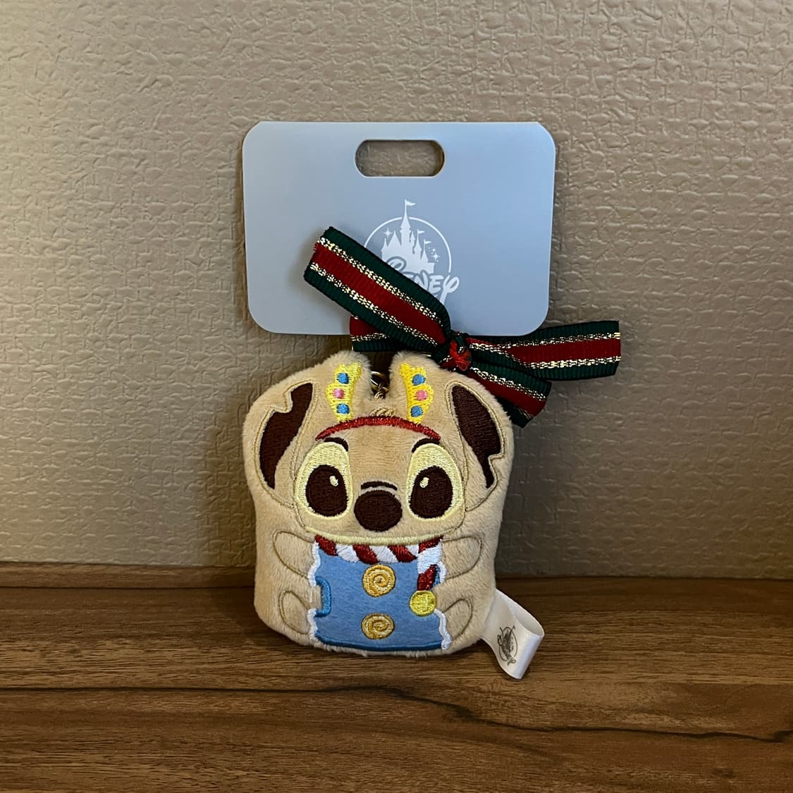 스티치 크리스마스 한정 진저브래드 인형키링 참 상품이미지1