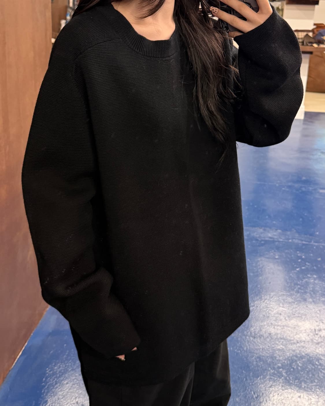 Arket 아르켓 새상품 블랙 니트 상품이미지2