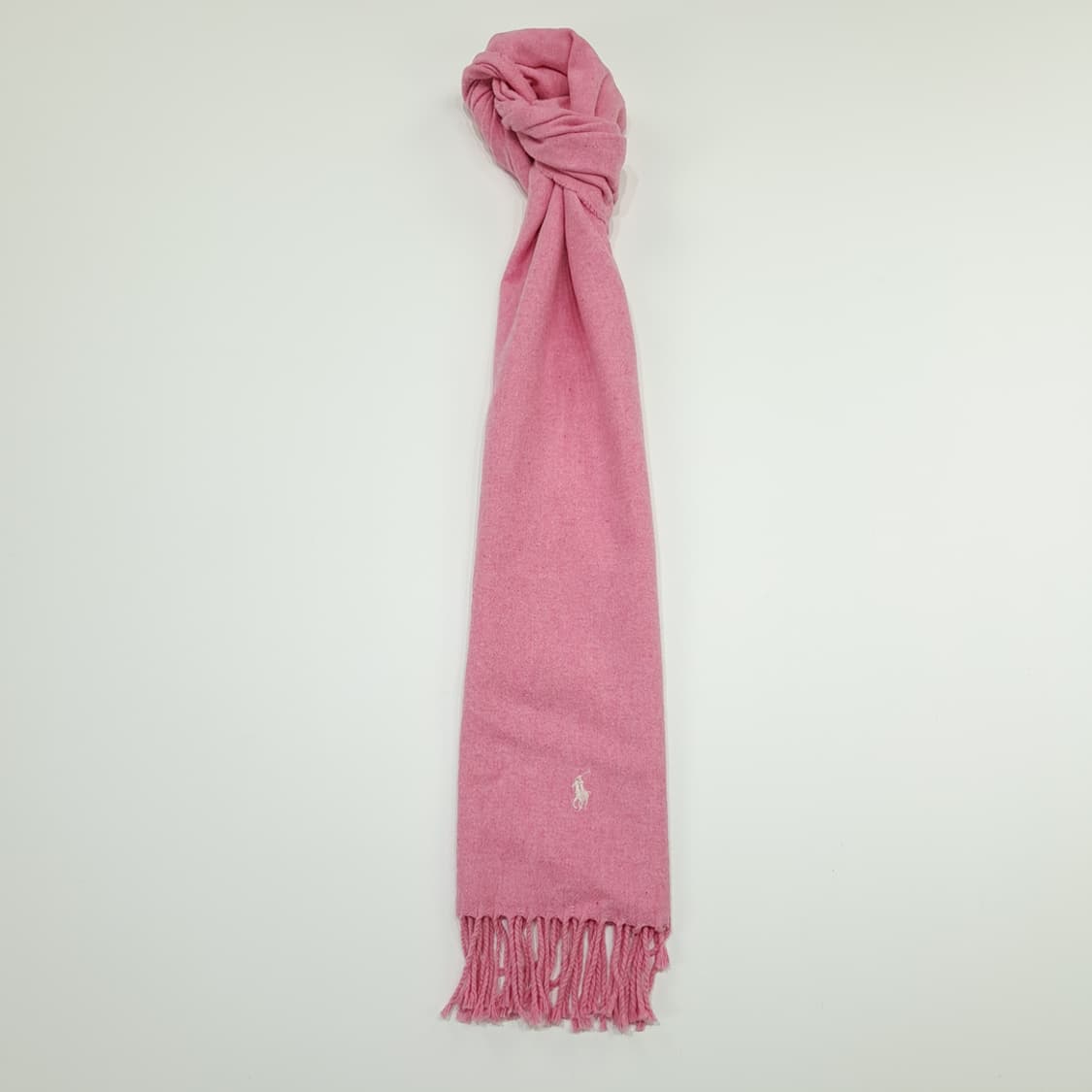 MX181 폴로 랄프로렌 핑크 프랑스 코튼 목도리 머플러 상품이미지4